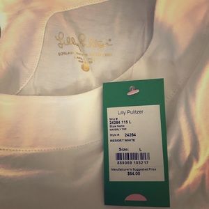 Reserved- NWT Lilly Pulitzer-white 3/4 sleeve sz L